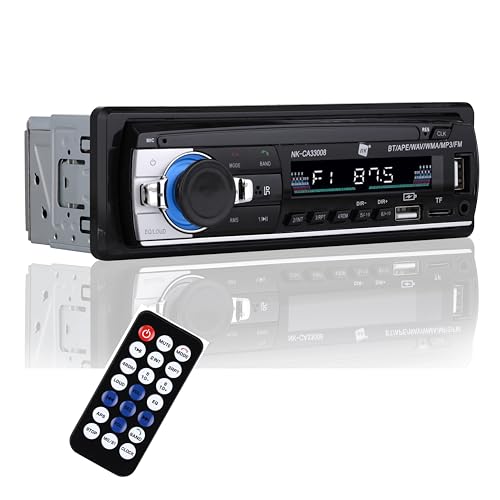 NK Autoradio mit Bluetooth 4.0-1 DIN - 4x40W, AUX-Funktion, MP3 Player und Dual-USB-Anschluss, FM-Stereosound, Freisprecheinrichtung, Fernbedienung, Ladefunktion, LCD-Display, iOS & Android, RADIOCAR NK Autoradio mit Bluetooth 4.0-1 DIN - 4x40W, AUX-Funktion, MP3 Player und Dual-USB-Anschluss, FM-Stereosound, Freisprecheinrichtung, Fernbedienung, Ladefunktion, LCD-Display, iOS & Android, RADIOCAR von NK