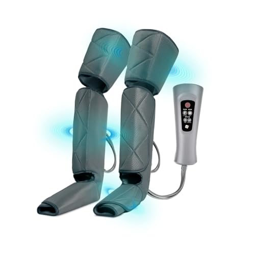 NK Beinmassagegerät, 6 Voll- und Teilmassagemodi, 4 Intensitätsstufen für jeden Modus, Timer mit Knöpfen, Wärmefunktion, Luftkompression für Muskelentspannung NK Beinmassagegerät, 6 Voll- und Teilmassagemodi, 4 Intensitätsstufen für jeden Modus, Timer mit Knöpfen, Wärmefunktion, Luftkompression für Muskelentspannung von NK