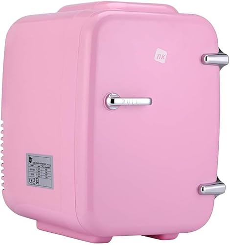 NK Mini-Kühlschrank, tragbar, 4 Liter, Betrieb 12 V-220 V, Kühl- und Heizfunktion, für Kosmetik und Erfrischungsgetränke, Rosa NK Mini-Kühlschrank, tragbar, 4 Liter, Betrieb 12 V-220 V, Kühl- und Heizfunktion, für Kosmetik und Erfrischungsgetränke, Rosa von NK