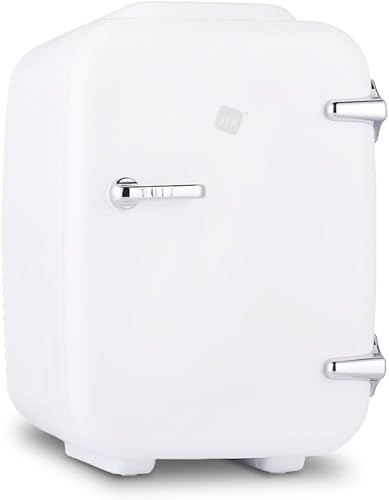 NK Mini-Kühlschrank, tragbar, 4 Liter, Betrieb 12 V-220 V, Kühl- und Heizfunktion, für Kosmetik und Erfrischungsgetränke, Weiß NK Mini-Kühlschrank, tragbar, 4 Liter, Betrieb 12 V-220 V, Kühl- und Heizfunktion, für Kosmetik und Erfrischungsgetränke, Weiß von NK