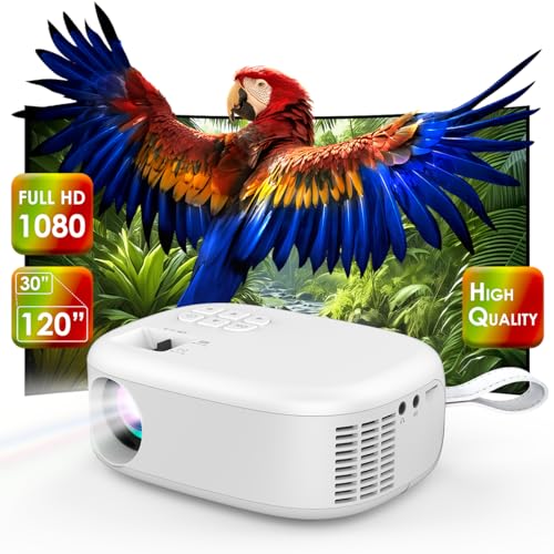 NK Tragbarer Mini-Projektor, unterstützt 1080P und 6.500 Lumen, hohe Auflösung, LED, integrierter Lautsprecher, USB-Eingang, HDMI, AV, Kopfhörer, Größe 30-120 Zoll, kompatibel mit Handy, Tablet, PC, NK Tragbarer Mini-Projektor, unterstützt 1080P und 6.500 Lumen, hohe Auflösung, LED, integrierter Lautsprecher, USB-Eingang, HDMI, AV, Kopfhörer, Größe 30-120 Zoll, kompatibel mit Handy, Tablet, PC, von NK