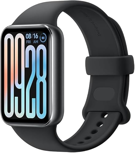 Xiaomi Smart Band 9 Pro Aktivitäts-Tracker, AMOLED-Display von 4,4 cm (1,74 Zoll), 150+ Sportmodi, wasserdicht bis 5 ATM, bis zu 21 Tage Akkulaufzeit, Schwarz von NK