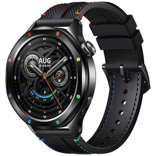 Xiaomi Watch S4, AMOLED-Display von 3,6 cm (1,43 Zoll), Autonomie bis zu 15 Tage, fortschrittliche Sportmodi, Regenbogen von NK