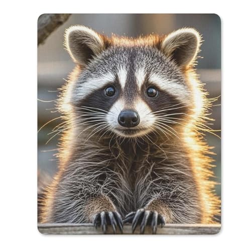 Mauspads mit rutschfester Gummiunterseite, niedlicher Waschbär, wasserdicht, Gaming-Mauspad für Computer, Gamer, Büro, Zuhause Mauspads mit rutschfester Gummiunterseite, niedlicher Waschbär, wasserdicht, Gaming-Mauspad für Computer, Gamer, Büro, Zuhause von NKJJSTES