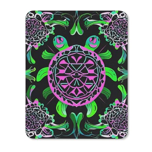 Mauspads mit rutschfester Gummiunterseite, psychedelische Meeresschildkröte, wasserdicht, Gaming-Mauspad für Computer, Gamer, Büro, Zuhause Mauspads mit rutschfester Gummiunterseite, psychedelische Meeresschildkröte, wasserdicht, Gaming-Mauspad für Computer, Gamer, Büro, Zuhause von NKJJSTES