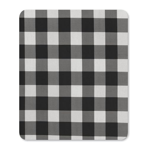 Mauspads mit rutschfester Gummiunterseite, schwarz und weiß, kariert, wasserdicht, Gaming-Mauspad für Computer, Gamer, Büro, Zuhause Mauspads mit rutschfester Gummiunterseite, schwarz und weiß, kariert, wasserdicht, Gaming-Mauspad für Computer, Gamer, Büro, Zuhause von NKJJSTES