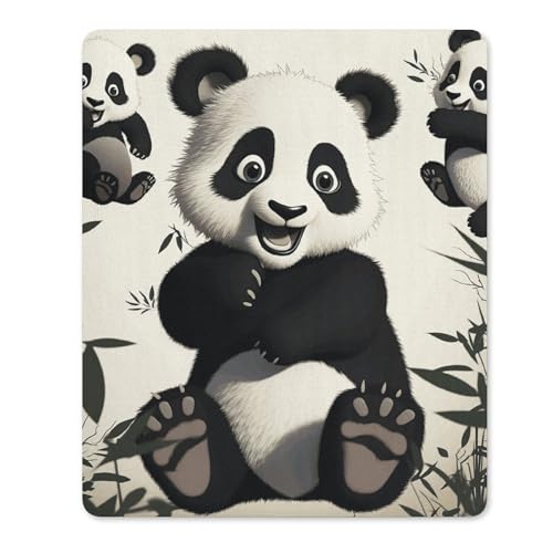 Mauspads mit rutschfester Gummiunterseite, verspielter Panda, wasserdicht, Gaming-Mauspad für Computer, Gamer, Büro, Zuhause Mauspads mit rutschfester Gummiunterseite, verspielter Panda, wasserdicht, Gaming-Mauspad für Computer, Gamer, Büro, Zuhause von NKJJSTES