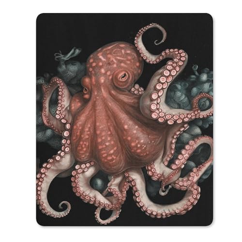 Mauspads mit rutschfester Gummiunterseite, wasserdicht, Gaming-Oktopus, verschlungenes Mauspad für Computer, Gamer, Büro, Zuhause Mauspads mit rutschfester Gummiunterseite, wasserdicht, Gaming-Oktopus, verschlungenes Mauspad für Computer, Gamer, Büro, Zuhause von NKJJSTES