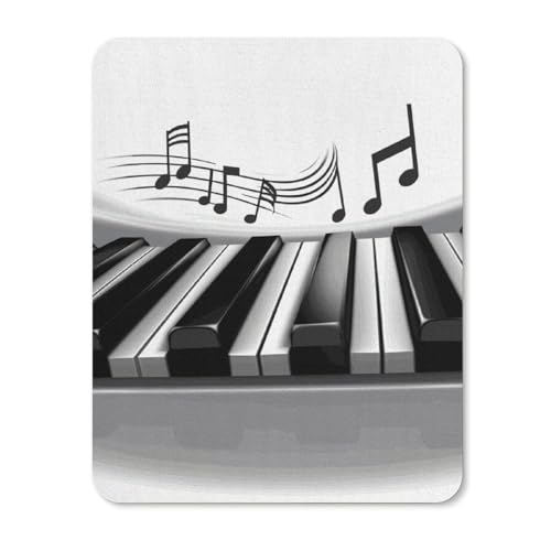Mauspads mit rutschfester Gummiunterseite, wasserdicht, Gaming-Piano-Musik-Symbol, Mauspad für Computer, Gamer, Büro, Zuhause Mauspads mit rutschfester Gummiunterseite, wasserdicht, Gaming-Piano-Musik-Symbol, Mauspad für Computer, Gamer, Büro, Zuhause von NKJJSTES
