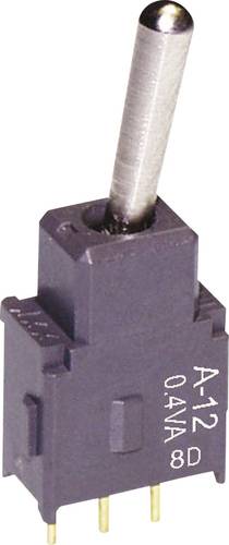 NKK Switches A12AP A12AP Kippschalter 28V DC/AC 0.1A 1 x Ein/Ein rastend 1St. von NKK Switches