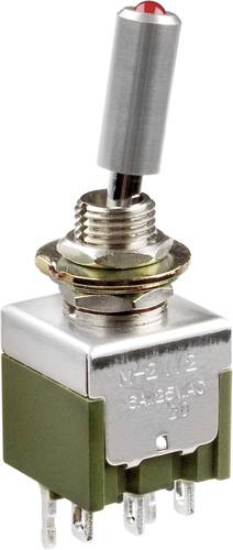 NKK Switches M2112TCW01 M2112TCW01 Kippschalter 250 V/AC 3A 1 x Ein/Ein rastend 1St. von NKK Switches