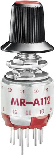 NKK Switches MRA112-A MRA112-A Drehschalter 125 V/AC 0.25A Schaltpositionen 12 1 x 30° 1St. von NKK Switches