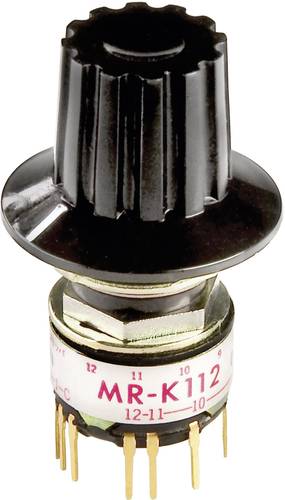 NKK Switches MRK112-A MRK112-A Drehschalter 125 V/AC 0.25A Schaltpositionen 12 1 x 30° 1St. von NKK Switches