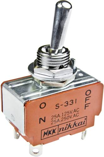 NKK Switches S332 S332 Kippschalter 125 V/AC 25A 2 x Ein/Ein rastend 1St. von NKK Switches
