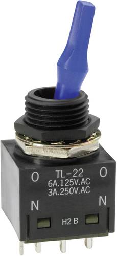 NKK Switches TL22SCAG015C TL22SCAG015C Kippschalter 250 V/AC 3A 2 x Ein/Ein rastend 1St. von NKK Switches