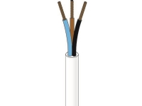 Kunststoffkabel PKA 3X0,75 weiß Rg100 - (100 Meter) von NKT