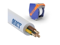 NKT Installationskabel, halogenfrei, 3G1,5 mm2 EXQ XTRA Dca weiß 300/500V Qaddy - (500 Meter) von NKT