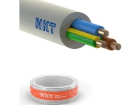 NKT Installationskabel, halogenfrei 3G2,5 mm² NOIKLX90 hellgrau 300/500V, Ring, Außenmaß max. 10,0 mm - (50 Meter) von NKT