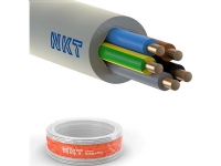 NKT Installationskabel, halogenfrei 5G1,5 mm² NOIKLX90 hellgrau 300/500V, Ring, Außenmaß max. 11,0 mm - (100 Meter) von NKT