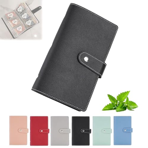 96 Envelope Savings Challenge Book, 96 Envelope Money Saving Binder, Money Saving Budget Binder, Budget Binder Savings Challenge Book, Budget Book with Cash Envelopes, Save $5,000 (Black) von NNBWLMAEE