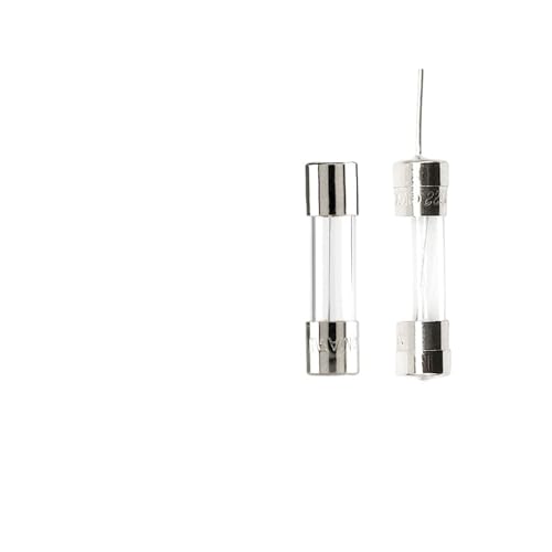 NNDUCQOW 10 Stück GMA-1-R 250 V 63 mA-15 A(GMA-750-R) Schnellschmelzsicherung aus Glas von NNDUCQOW