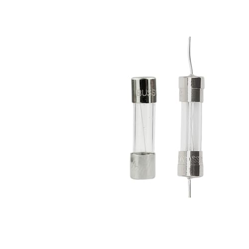 NNDUCQOW 10 Stück -V 63mA-10A 250V Haushaltsgeräte 5x20mm Glasrohr verzögerte Sicherung (GMC-V-3.5-R) von NNDUCQOW