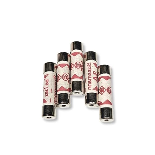 NNDUCQOW 5 Stück TDC180-1A-13A Keramikrohr-Sicherung Serie mit Schnellwirkung 6 x 25 mm (TDC180 10A) von NNDUCQOW