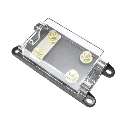 NNDUCQOW Sicherungskasten für Auto BH-ANL-202 ANL2P2 K 2 Positionen Basis Sicherung mit 2 Geschwindigkeiten speziell für Auto und hohe Stromstärke (BH ANL 202 Single Box) von NNDUCQOW