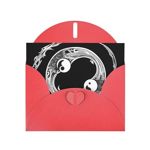 NNSOOD Grußkarte mit Yin- und Yang-Symbol – hochwertiges Perlglanz-Papier mit schillerndem Perlen-Effekt NNSOOD Grußkarte mit Yin- und Yang-Symbol – hochwertiges Perlglanz-Papier mit schillerndem Perlen-Effekt von NNSOOD
