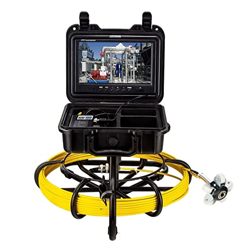 Kanalisationskamera, Kanalinspektionsvideokamera mit 9-Zoll-LCD-Monitor, kabellosem WLAN, 23-mm-Abflusskanalrohr-Industrieendoskop mit von NOALED