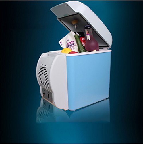 Kühlbox-Autokühlschrank, 7,5-Liter-Autokühlschrank, tragbarer Minikühlschrank, 12-V-, 24-V-Wechselstrom- und Gleichstrom-Hotspot-System, Thermostat, Medikamentenaufbewahrung, Kosmetikkühlschrank von NOALED