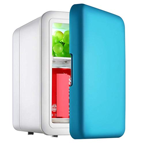 NOALED 4L Car Home Dual Hot & Cold Box Autokühlschrank Halbleiter-Mini-Kühlschrank mit Gefrierfach ABS-Kunststoff-Gefrierschrank Leistung 50 (W) (Grün) (Blau) von NOALED