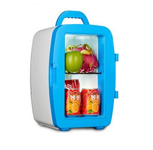 NOALED Kühlbox-Autokühlschrank, 10-Auto-Kühlschrank, 12 V, 24 V, tragbarer Mini-Kühlschrank, Thermostat, Medizin, Kosmetikkühlschrank. (Farbe: Blau) (Blau von NOALED