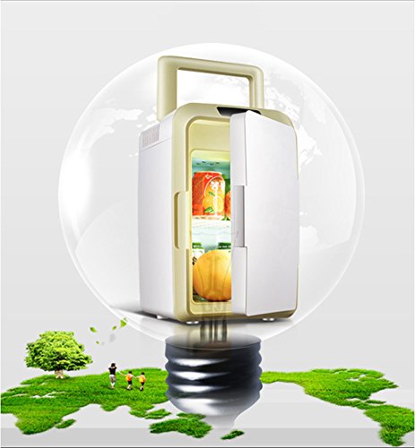 NOALED Kühlbox-Autokühlschrank, 12-Liter-Autokühlschrank, 12 V/24 V, Temperaturkontrollbox für große LKWs, Minikühlschrank von NOALED