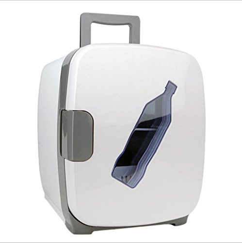 NOALED Kühlbox-Autokühlschrank, 13-Liter-Autokühlschrank, tragbarer Mini-Kühlschrank, AC- und DC-Hotspot-System, Thermostat, Medikamentenaufbewahrung, Kosmetikkühlschrank von NOALED