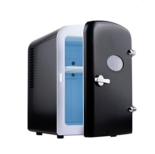 NOALED Kühlbox-Autokühlschrank, 5-Liter-Autokühlschrank, tragbarer Mini-Kühlschrank, AC- und DC-Hotspot-System, Thermostat, Medikamentenaufbewahrung, Kosmetikkühlschrank (Farbe: Grün) (B von NOALED