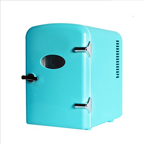 NOALED Kühlbox-Autokühlschrank, 5-Liter-Autokühlschrank, tragbarer Mini-Kühlschrank, AC- und DC-Hotspot-System, Thermostat, Medikamentenaufbewahrung, Kosmetikkühlschrank (Farbe: Grün) (G von NOALED