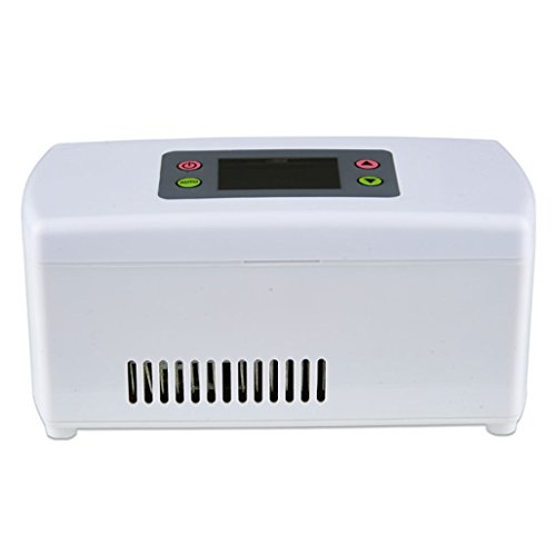 NOALED Kühlbox-Autokühlschrank, 5-Liter-Autokühlschrank, tragbarer Minikühlschrank, AC- und DC-Hotspot-System, Thermostat, Medikamentenaufbewahrung von NOALED