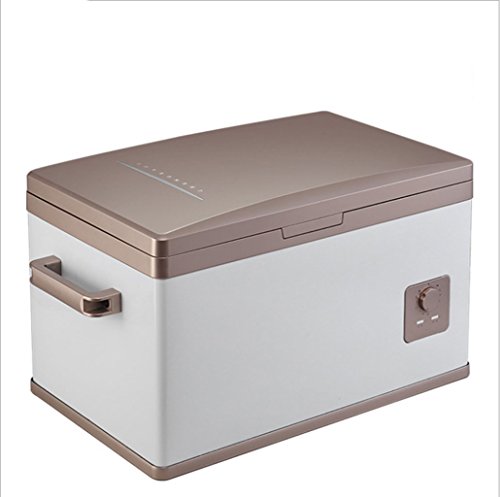NOALED Kühlbox-Autokühlschrank, 50-Liter-Autokühlschrank, tragbarer Kühlschrankkompressor, AC- und DC-Hot-Spot-System, Thermostat, Medikamentenaufbewahrung, Kosmetikkühlschrank von NOALED