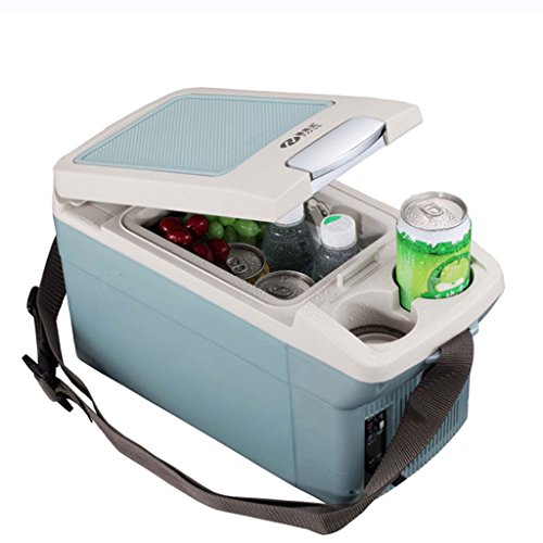 NOALED Kühlbox-Autokühlschrank, 6-Liter-Autokühlschrank, intelligente 12-V-Temperaturkontrollbox, Minikühlschrank (Farbe: Mehrfarbig) (Grün) von NOALED