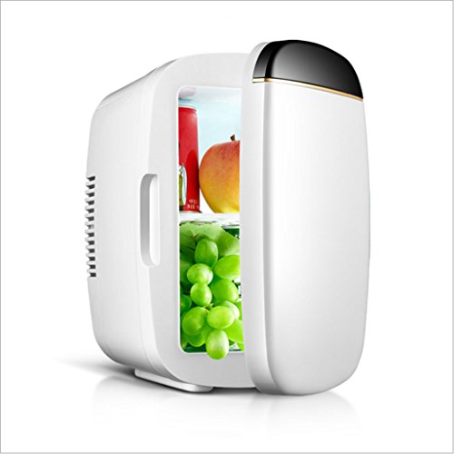 NOALED Kühlbox-Autokühlschrank, 6-Liter-Autokühlschrank, tragbarer Mini-Kühlschrank, AC- und DC-Hotspot-System, Thermostat, Medikamentenaufbewahrung, Kosmetikkühlschrank (Farbe: Rosa) (Wh von NOALED