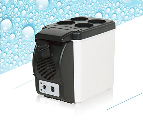 NOALED Kühlbox-Autokühlschrank, 6-Liter-Autokühlschrank, tragbarer Mini-Mini-Kühlschrank, warmer und kühler Dual-Purpose-Inkubator. von NOALED