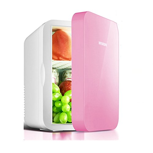 NOALED Kühlbox-Autokühlschrank, 6-Liter-Autokühlschrank, tragbarer Minikühlschrank, 12-V-Gleichstromversorgung, Thermostat, Kühler. (Farbe: Blau) (Rosa) von NOALED