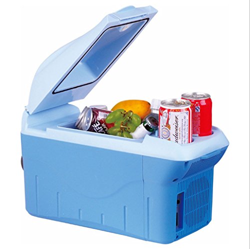 NOALED Kühlbox-Autokühlschrank, 8-Liter-Autokühlschrank, 12 V/24 V, Temperaturkontrollbox für große LKWs, Minikühlschrank von NOALED