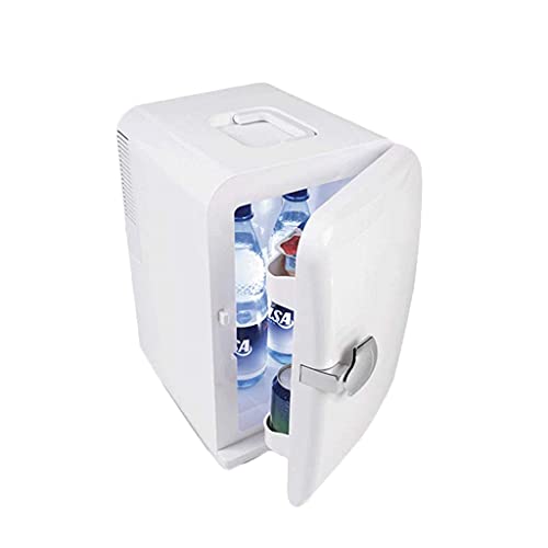 NOALED Mini-Kühlschrank, Mini-Kühlschrank, 15 l, Auto-Kühlschrank, Auto und Zuhause, doppelter Verwendungszweck, langlebig (A) (B) von NOALED