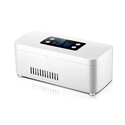 NOALED Tragbare Mini-Kühlboxen, Konstanttemperaturkühler, für Auto, Reisen, Heimkühlschrank/Autokühlschrank, 2–18 ℃ (ohne Batterie) () von NOALED