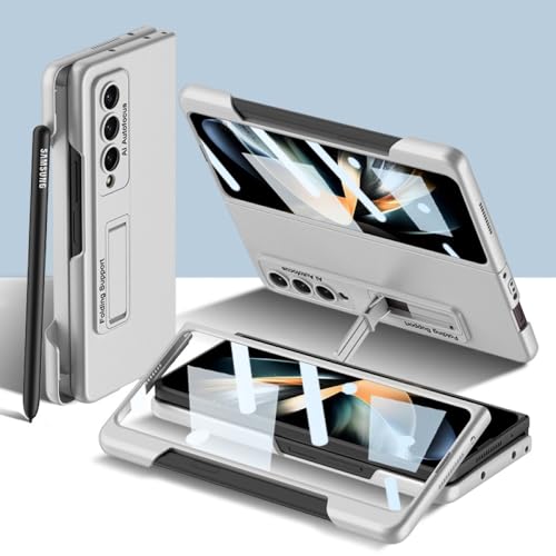 Für Samsung Galaxy Z Fold 4 5G Hülle mit seitlichem Stiftschlitz, magnetischer Halterung, für Samsung Z Fold 4 Hülle, ultradünn, matt, Z4, für Z Fold 4 von NOBAA