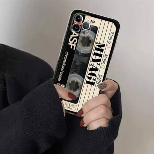 NOBAA Kassetten-Telefonhülle für iPhone 14 11 12 13 Mini Pro XS Max Cover 6 7 8 Plus X XR SE 2020 Funda Shell, A5, für iPhone 13 Mini von NOBAA