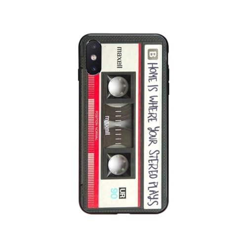 NOBAA Retro-Kassetten-Telefonhülle für iPhone 15 14 Pro Max 13 Pro Max 12mini 12 11 ProMax XS MAX 14 Plus X, C13, für iPhone 14 von NOBAA