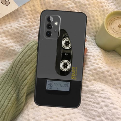 Retro-Kassetten-Telefonhülle für Samsung Galaxy A34 A54 A14 A13 A12 A32 A52 A22 A72 A31 A51 A71 A52S A53 Cover, C0, für Samsung A52 von NOBAA